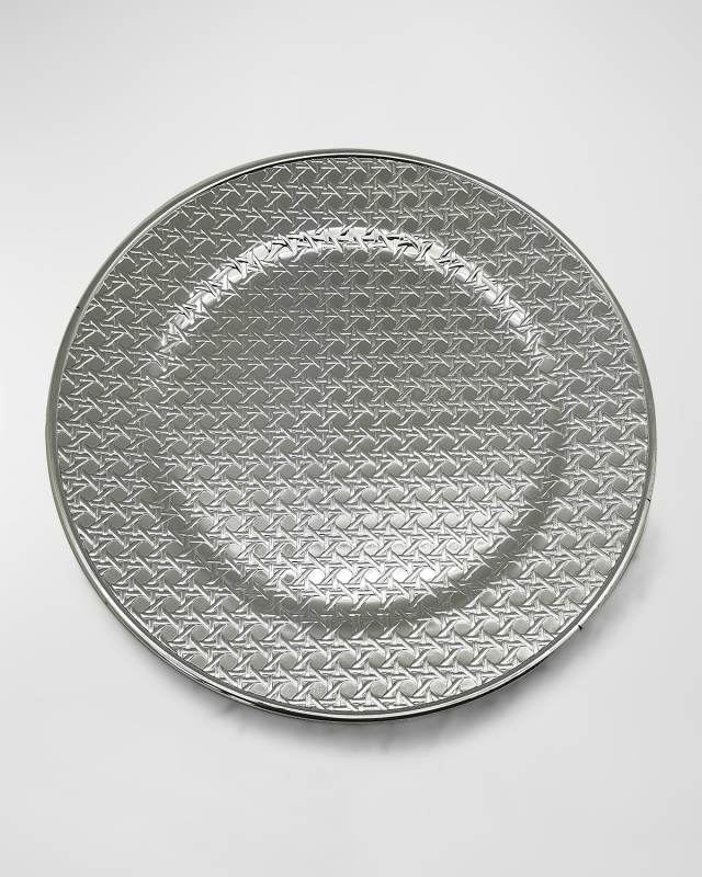 Impressions Electroplated Charger Plates, Set of 4