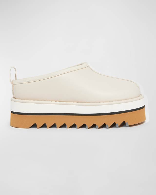 Sneakelyse Vegan Platform Slipper Mules