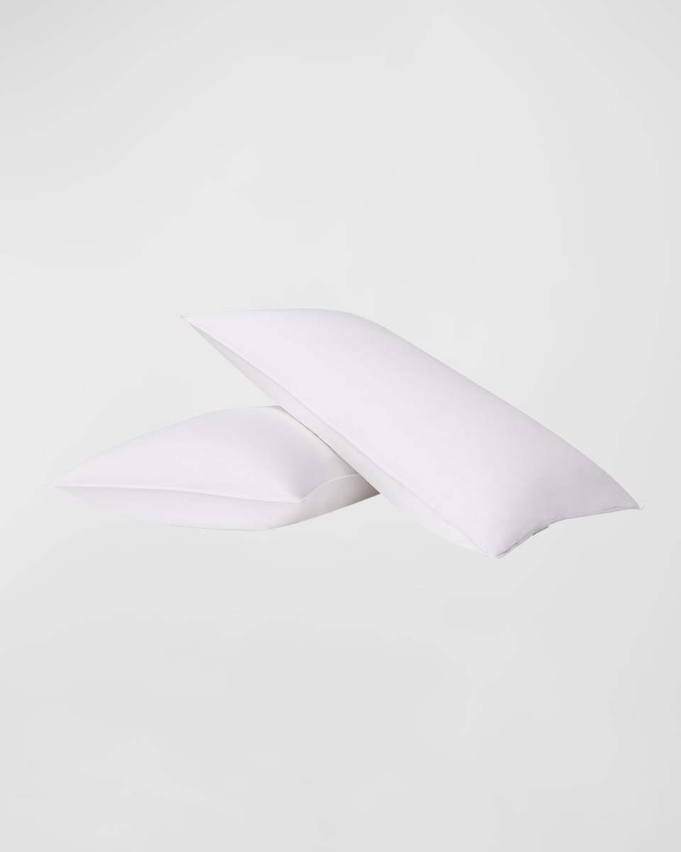 Luxe Down Medium Firm King Pillows, Set of 2