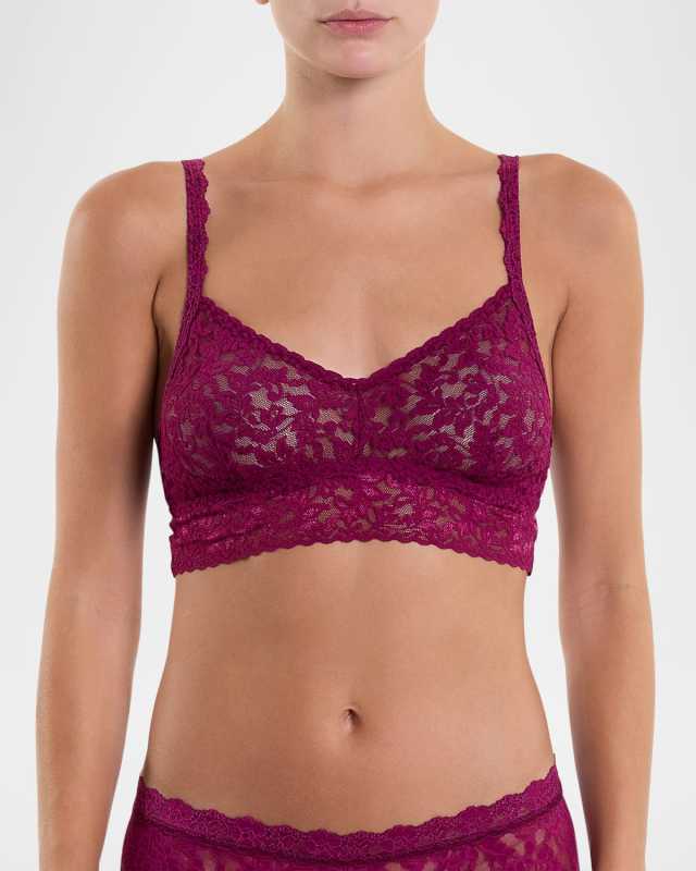 Scalloped Retro Lace Bralette