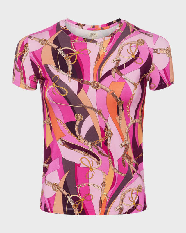 Ressi Short-Sleeve Swirl Tee