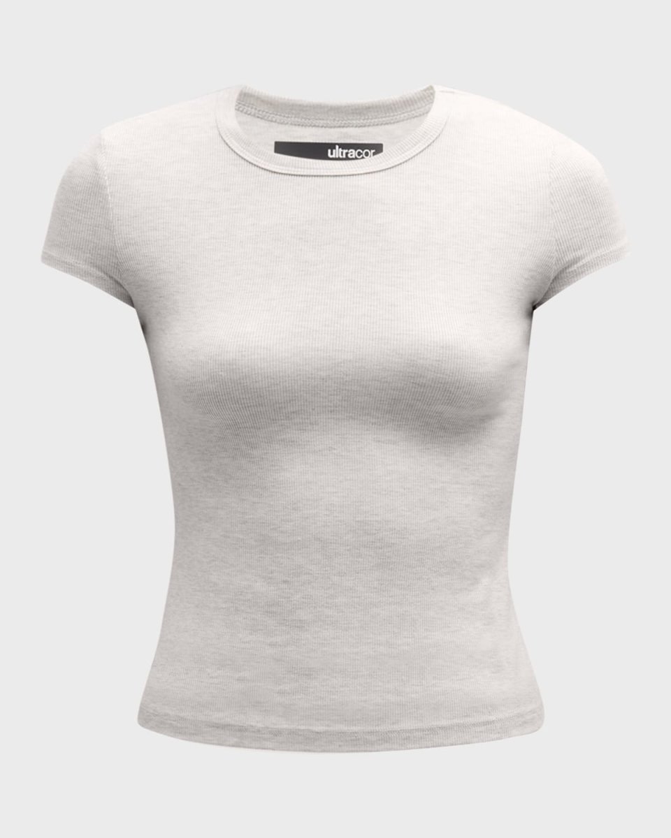 Plush Cap-Sleeve Tee