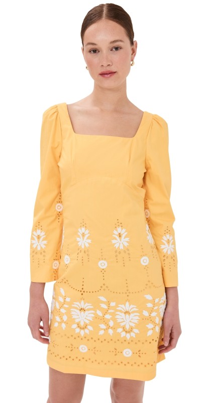 Figue Mazie Dress Honeysuckle Yellow