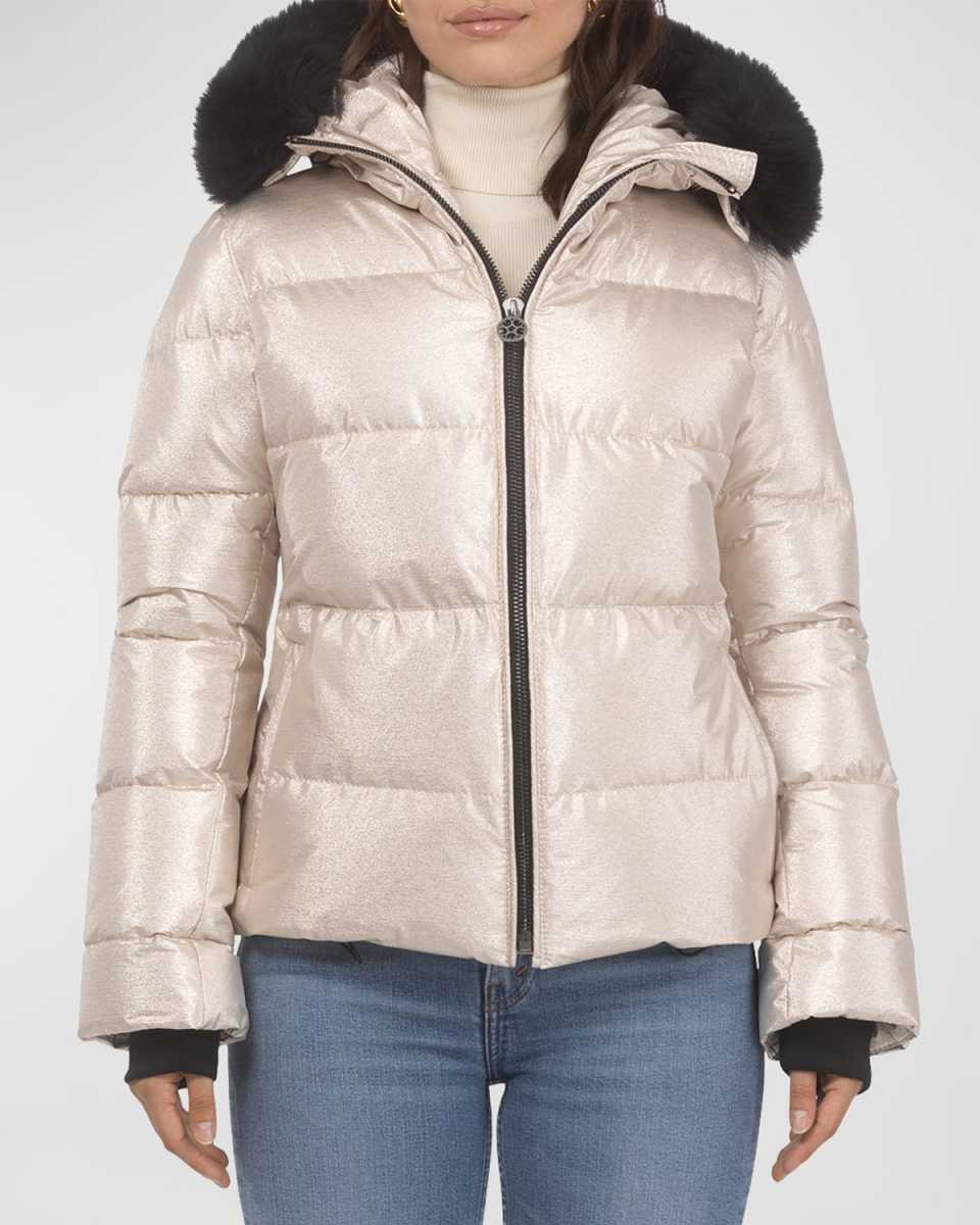 Apres-Ski Jacket With Detachable Toscana Lamb Shearling Hood Trim