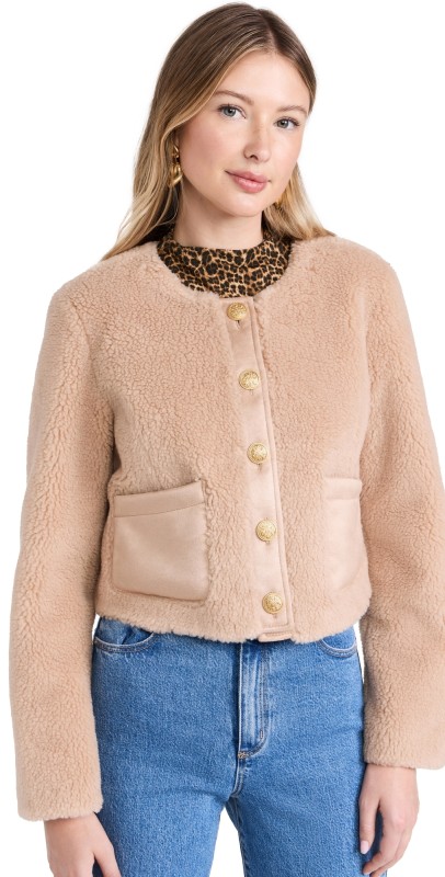 LoveShackFancy Lully Jacket Honey