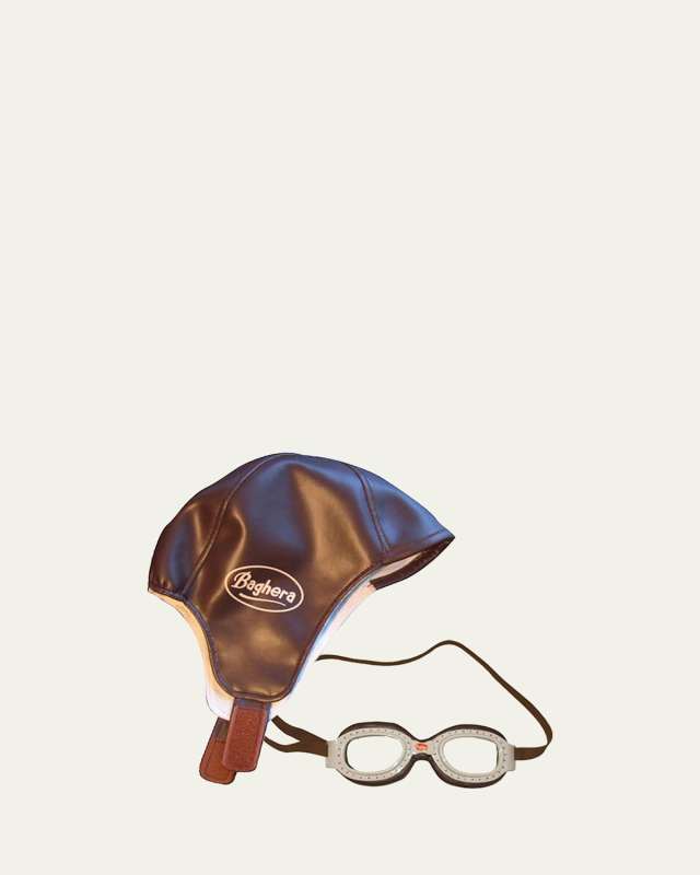 Racing Set w/ Aviator Goggles & Helmet