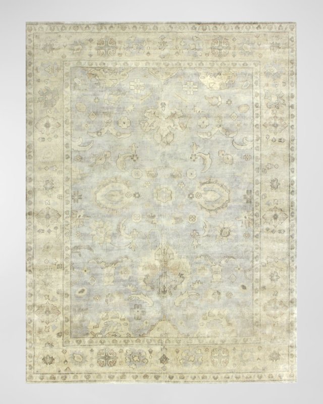 Annetta Antique Oushak Rug, 12' x 15'