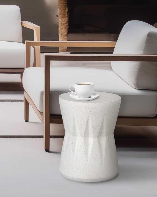 Valor Stoneware Terrazzo Stool