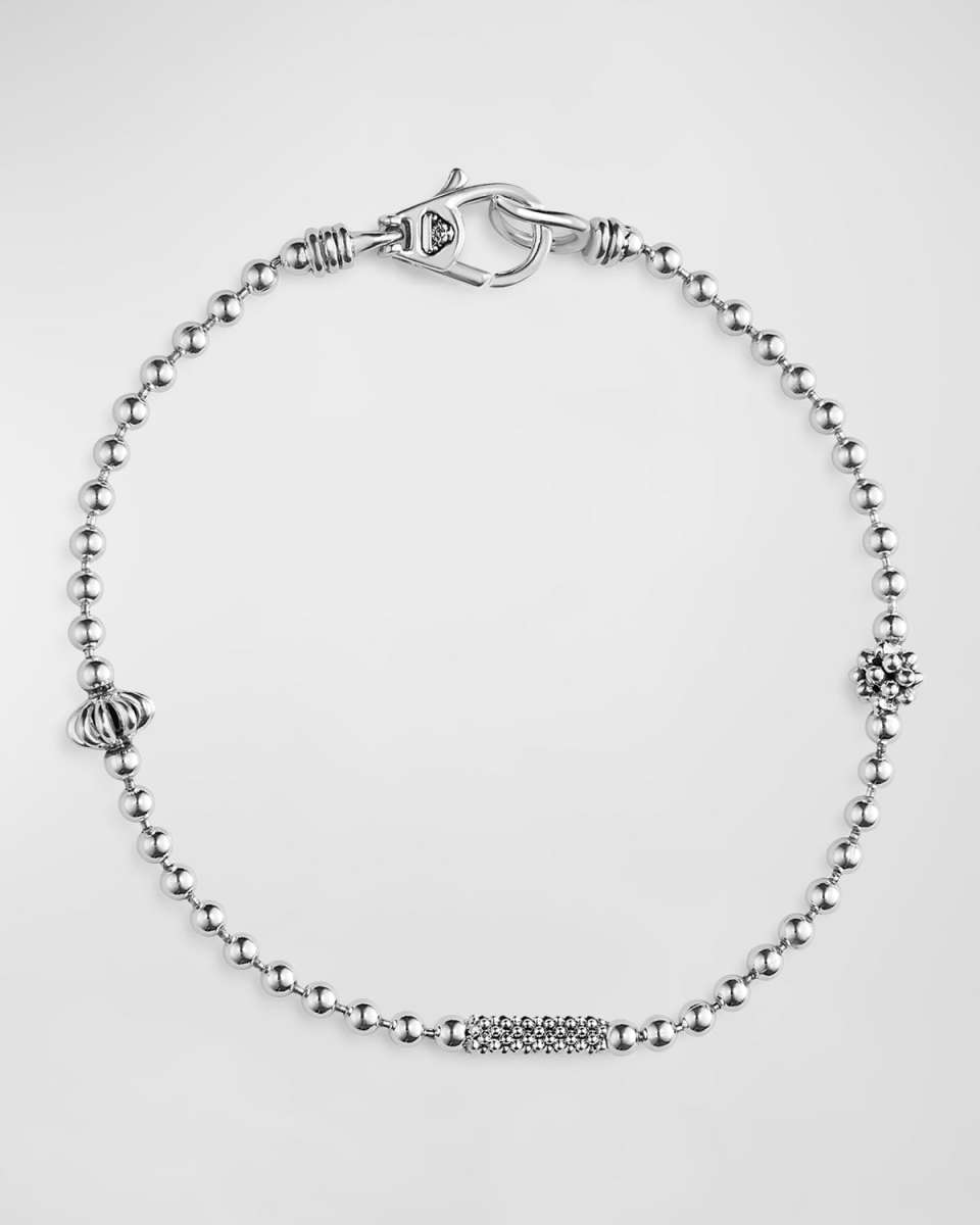 2.5mm Icon Sterling Silver Ball Chain Bracelet