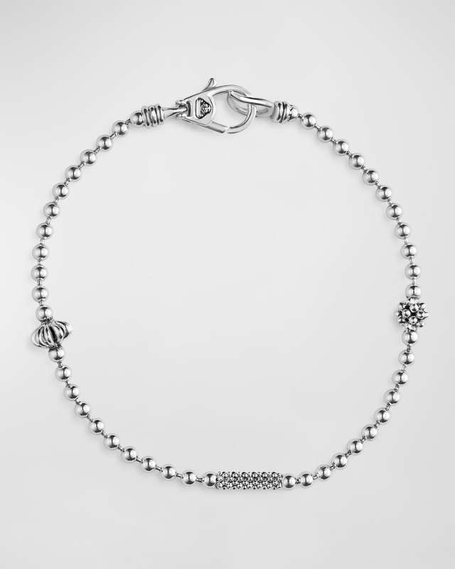 2.5mm Icon Sterling Silver Ball Chain Bracelet