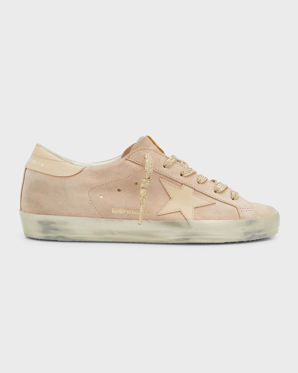 Superstar Mixed Leather Low-Top Sneakers