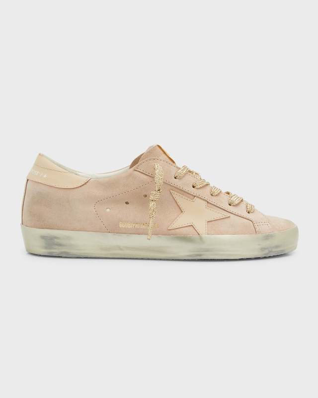 Superstar Mixed Leather Low-Top Sneakers
