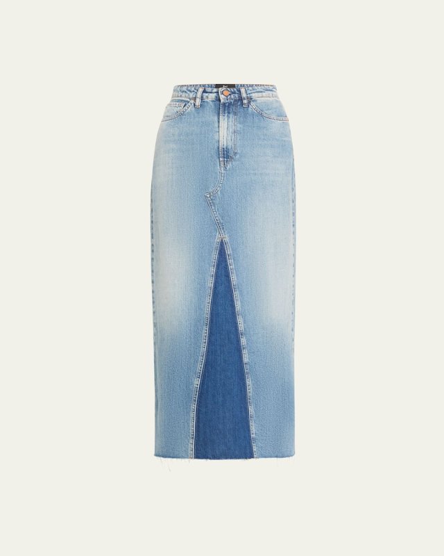 Charlotte Denim Maxi Skirt