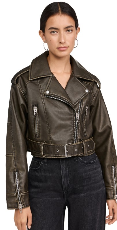 BLANKNYC Ride Off Biker Jacket Ride Off Ct