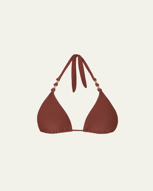 Solid Paula Triangle Bikini Top
