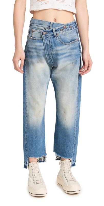 R13 Cross Over Jeans Turner Blue