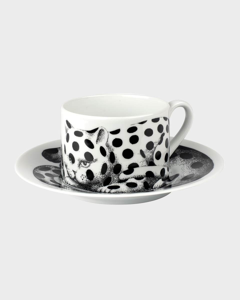 Tea Cup High Fidelity Pois Spotted Cat