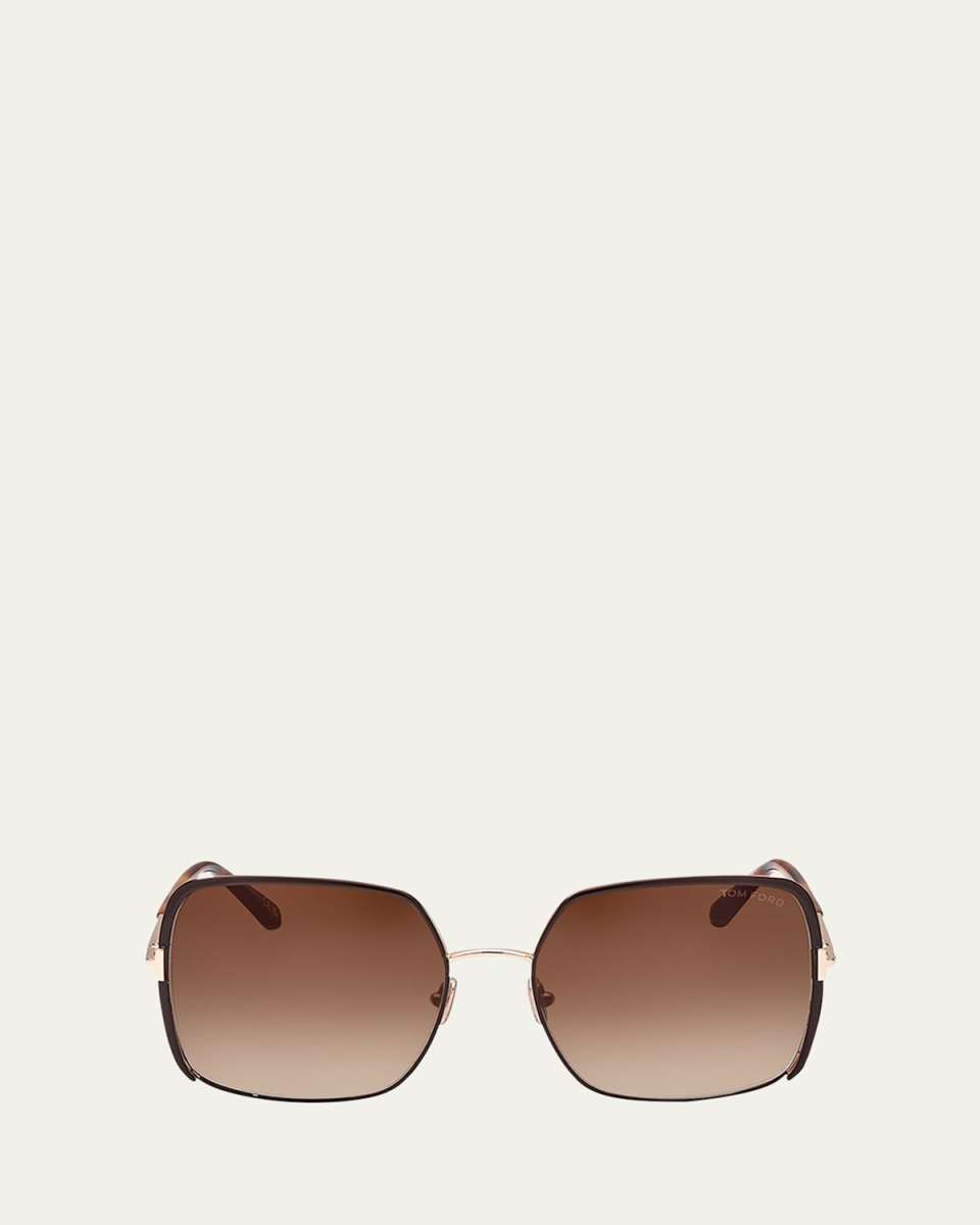 Raphaela Mixed-Media Butterfly Sunglasses