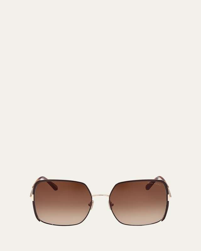 Raphaela Mixed-Media Butterfly Sunglasses