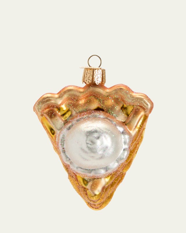 Apple Pie A La Mode Christmas Ornament