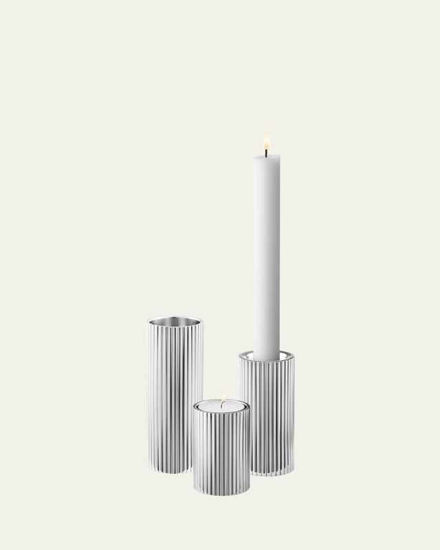 Bernadotte Stainless Steel Medium Tealight and Candleholder