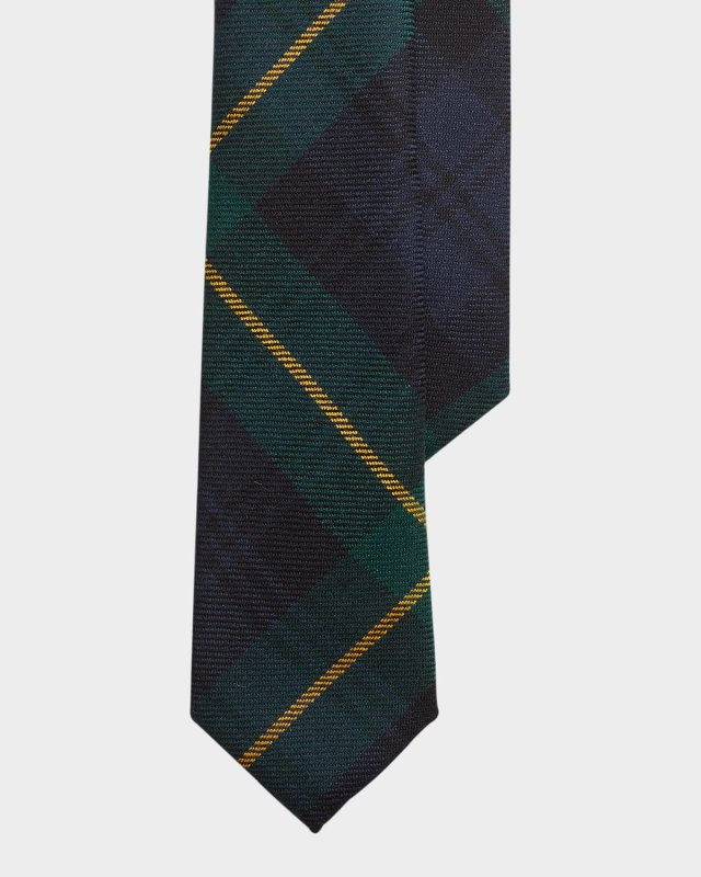 Boy's Tartan-Print Necktie