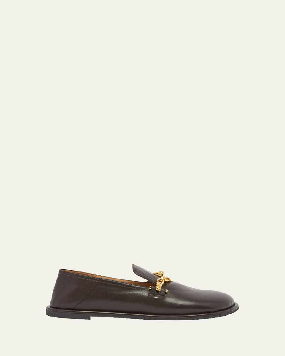 Ryder Vegan Leather Chain Loafers