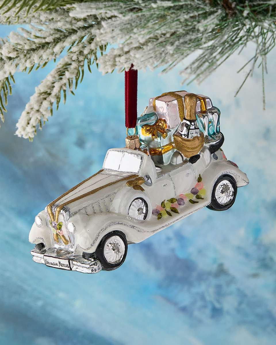 Wedding Car Christmas Ornament
