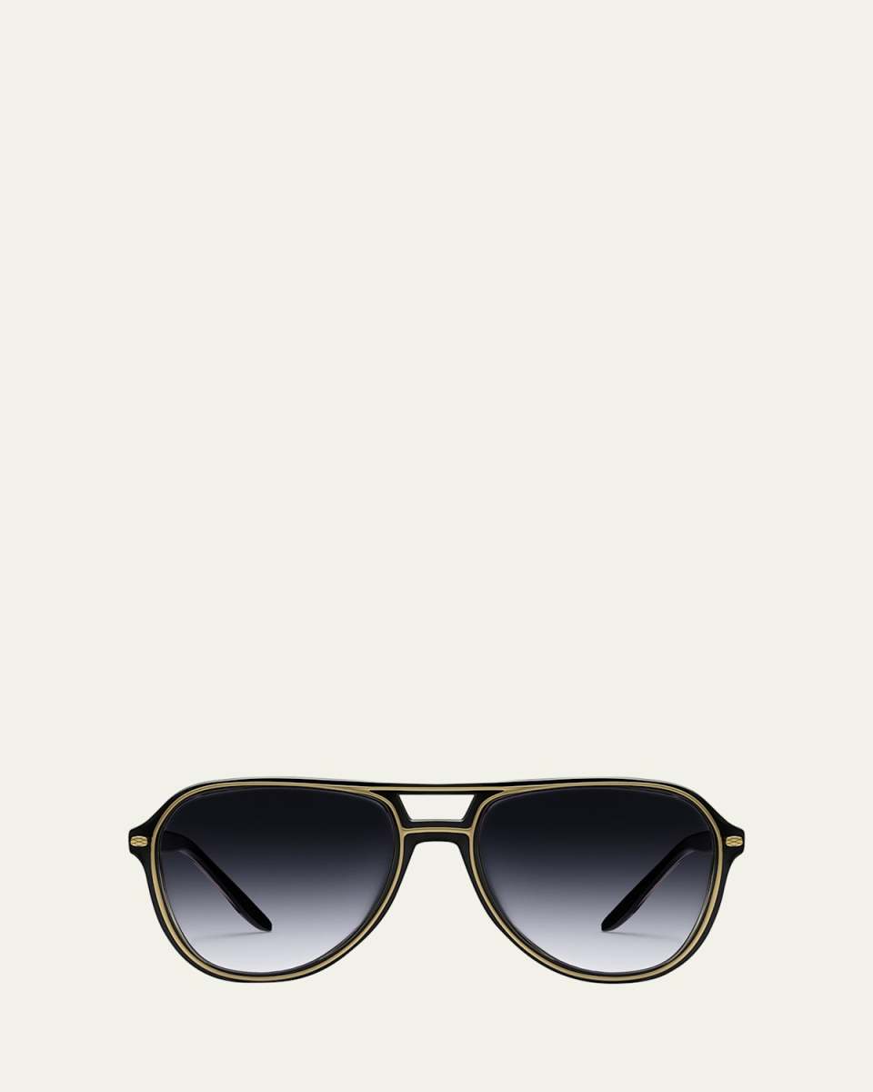 Aldrin Zyl & Metal Aviator Sunglasses