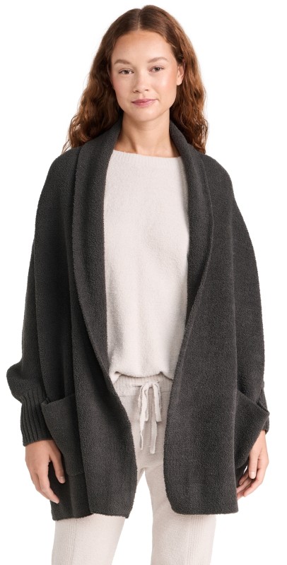 Barefoot Dreams CozyChic Blanket Wrap Carbo