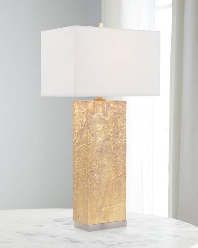 Washed Column Table Lamp