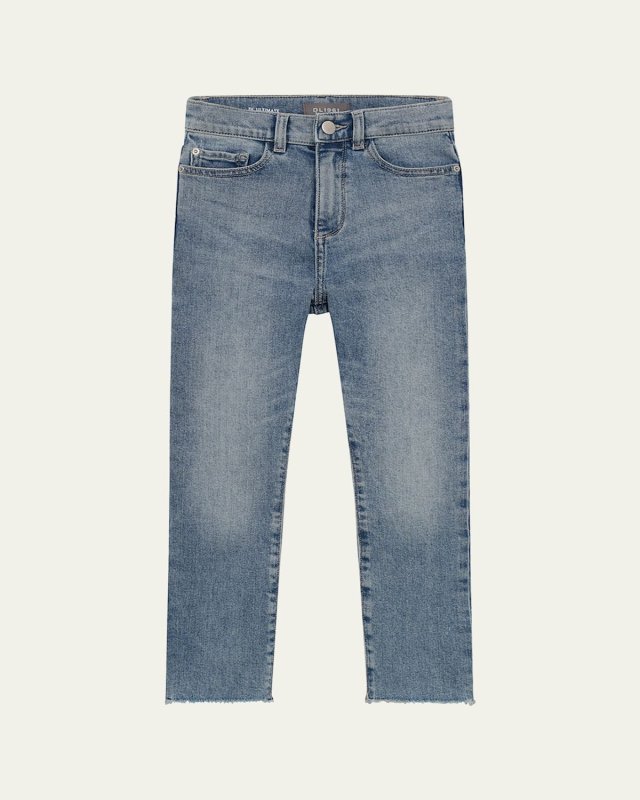 Girl's Emie Straight-Leg Denim Jeans, Size 7-16