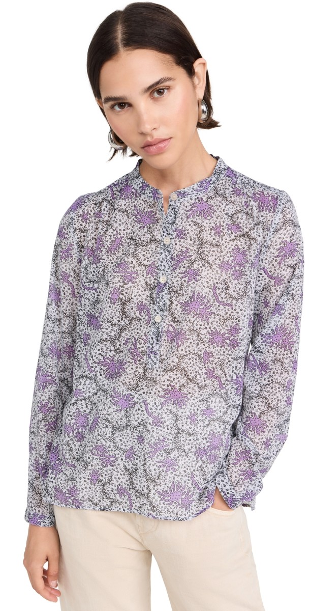 Isabel Marant Étoile Maria Blouse Ecru/Lilac