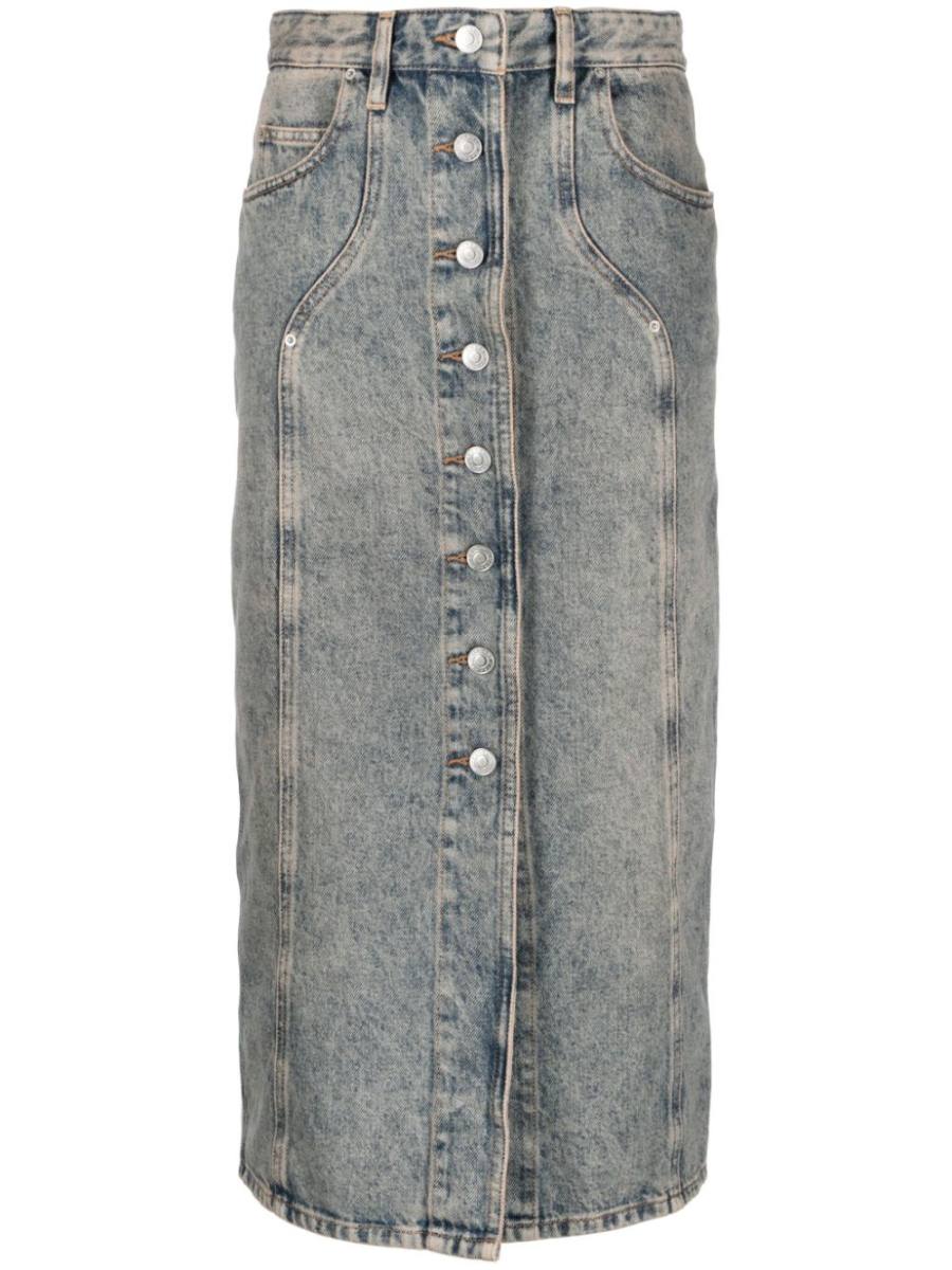 Vandy midi denim skirt
