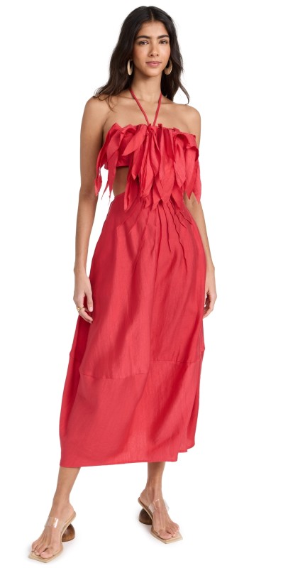 Cult Gaia Lue Midi Dress Lollipop