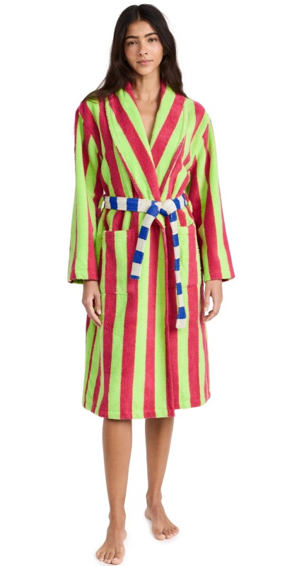 Dusen Dusen Bath Robe Garden Stripe