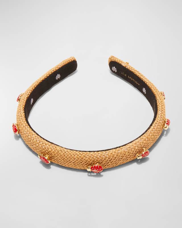 Gigi Ladybug Woven Headband