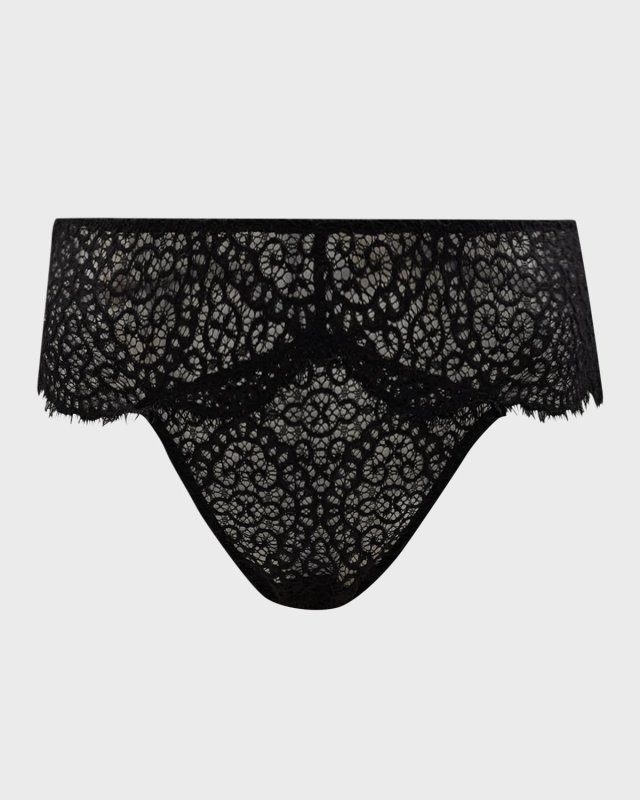 Monique Scalloped Geometric Lace Briefs