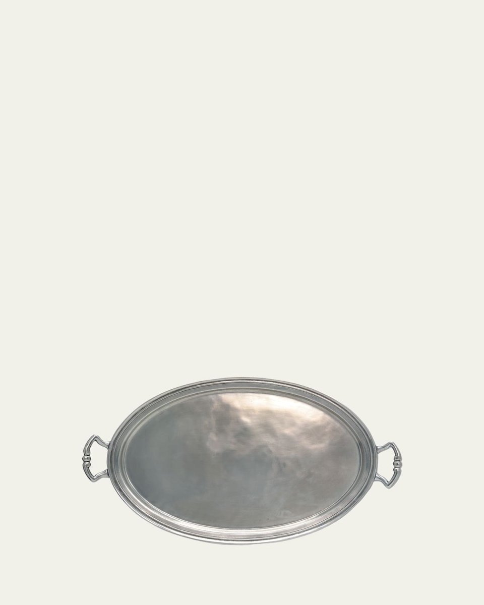 Oval Tray with Handles