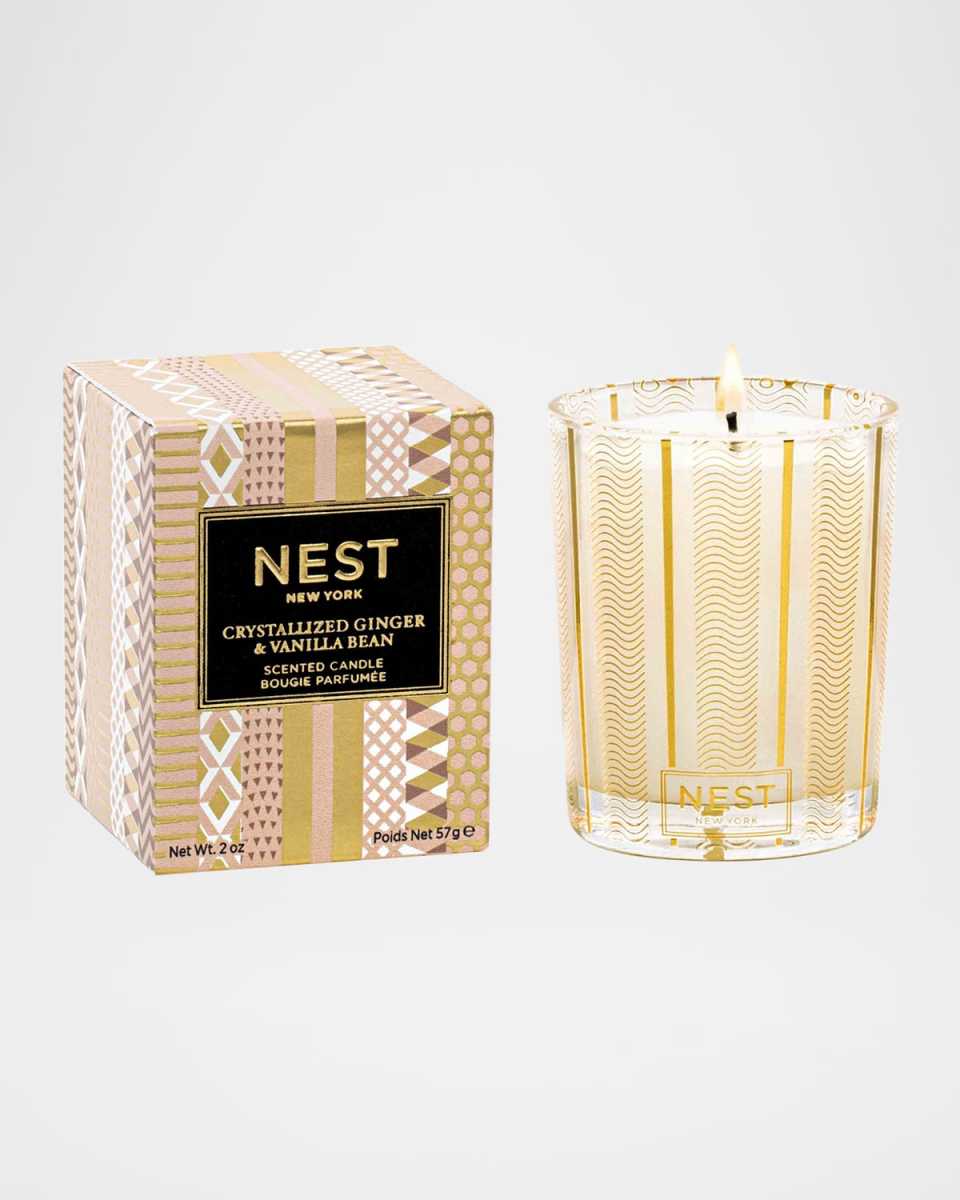 Crystallized Ginger and Vanilla Bean Votive Candle, 70 g