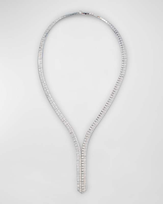 Quatre 18K Gold Radiant Edition Diamond Y Necklace