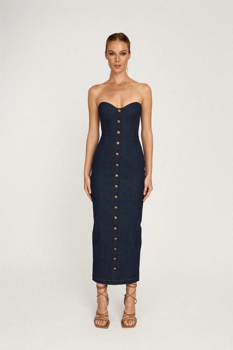 Lexi Denim Midi Dress
