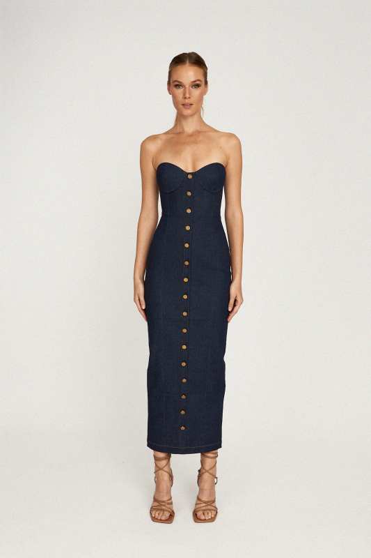 Lexi Denim Midi Dress