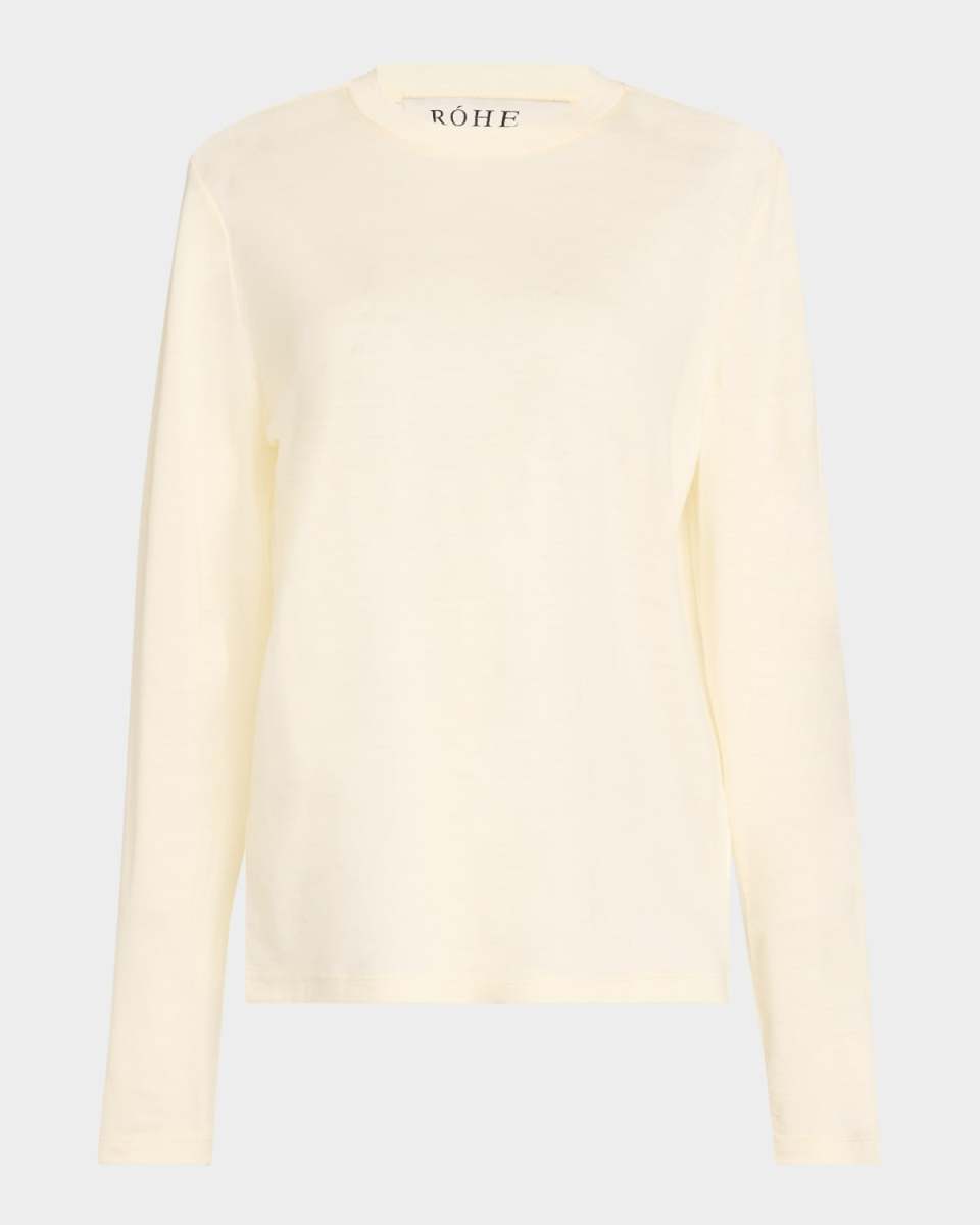 Soft Wool Long-Sleeve Top