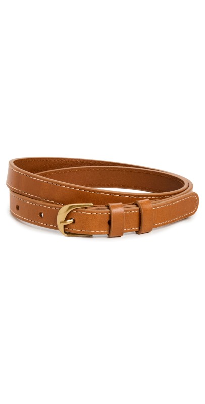 FRAME Petit Twist Buckle Belt Cuoio