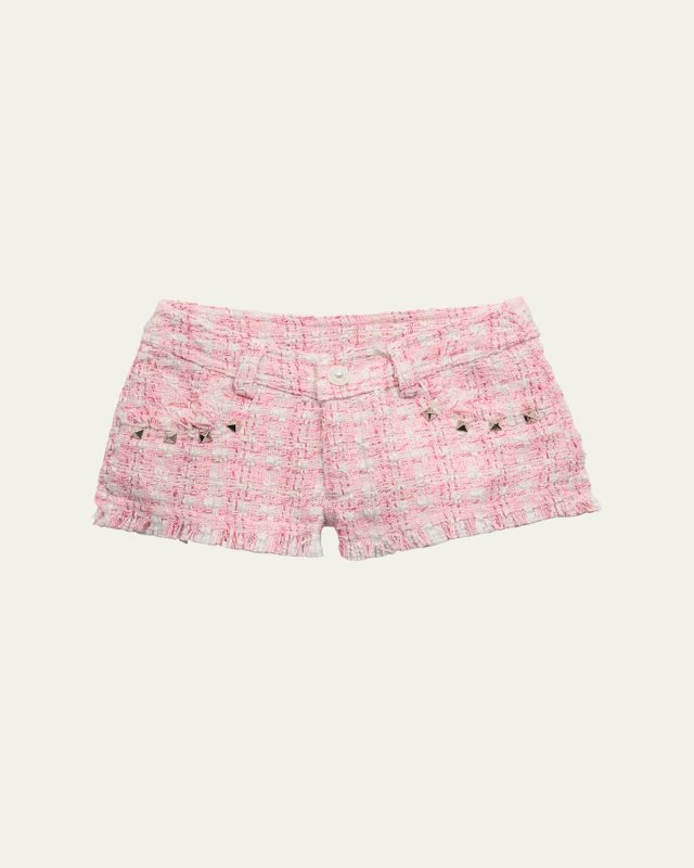 Girl's Ash Tween Boucle Shorts, Size S-XL