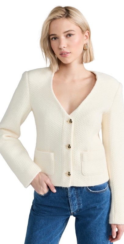 ANINE BING Anitta Jacket White