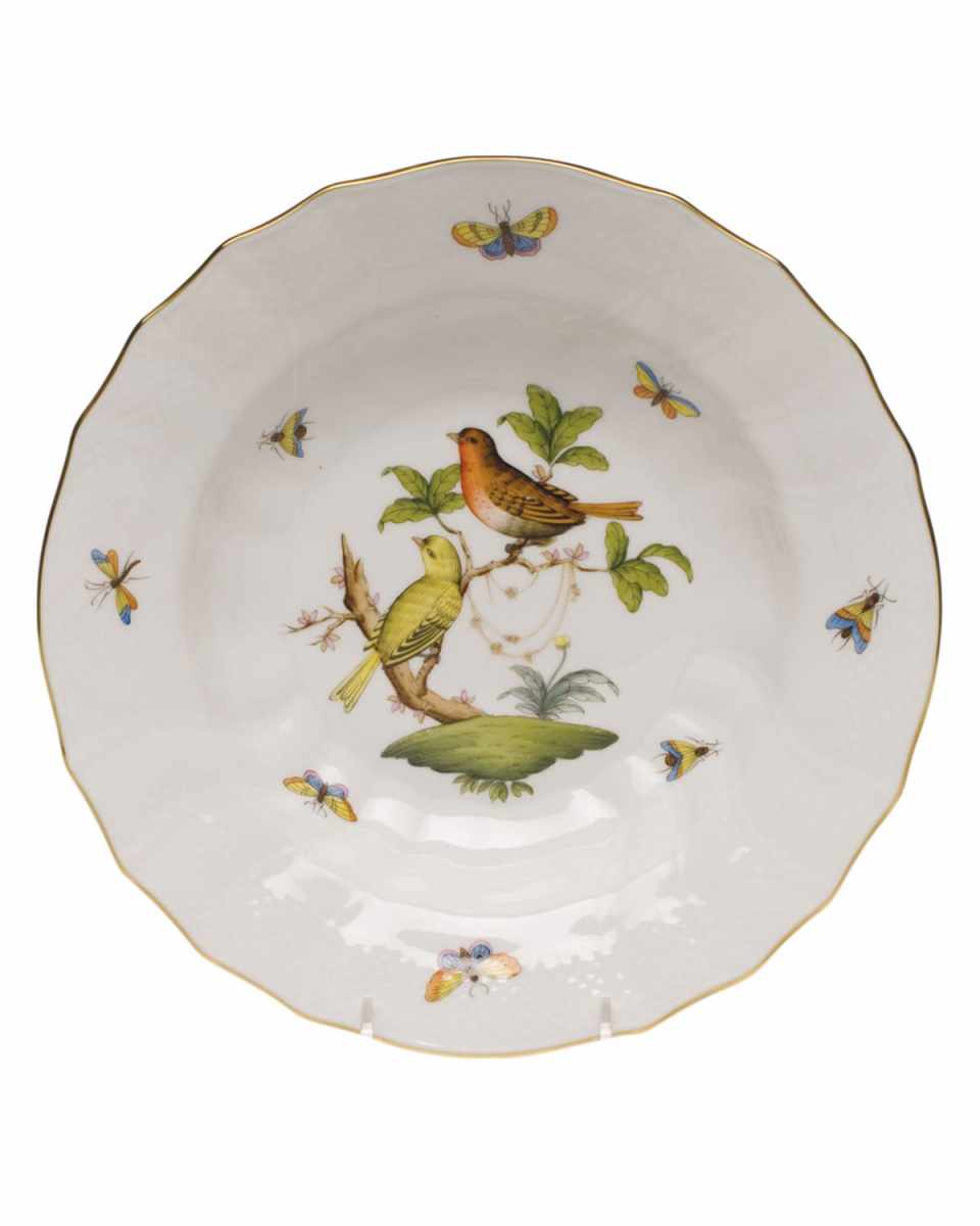 Rothschild Bird Motif 06 Rim Soup Bowl