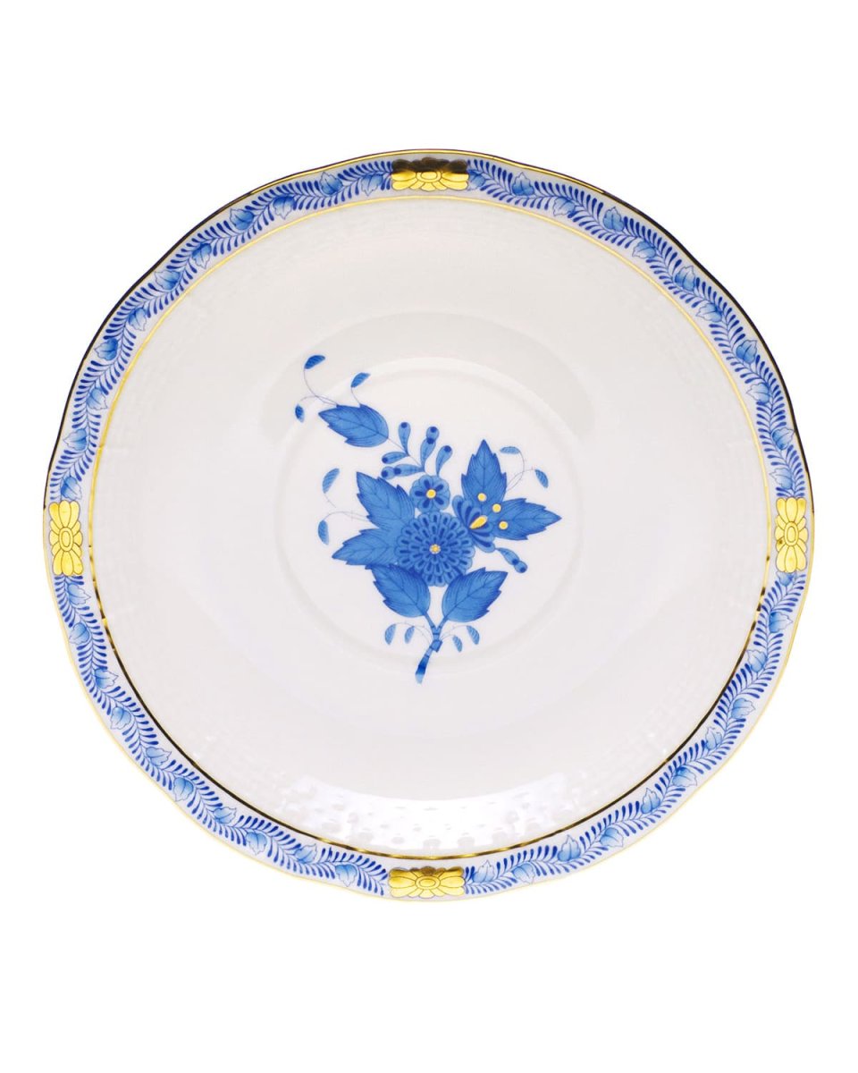 Blue Chinese Bouquet Saucer