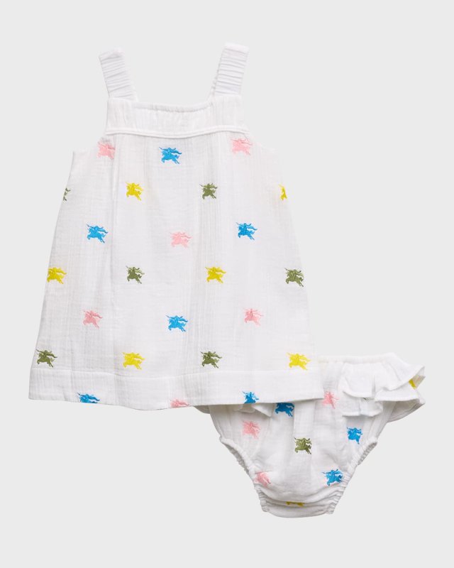 Girl's Bethan EKD Dress with Bloomers, Size 6M-18